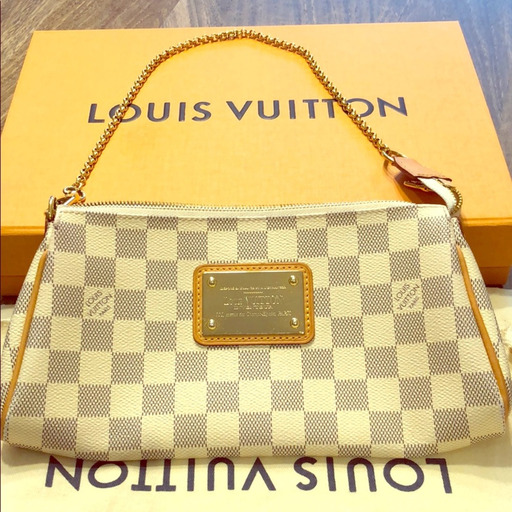 Louis Vuitton Damier Eva Azur Bag